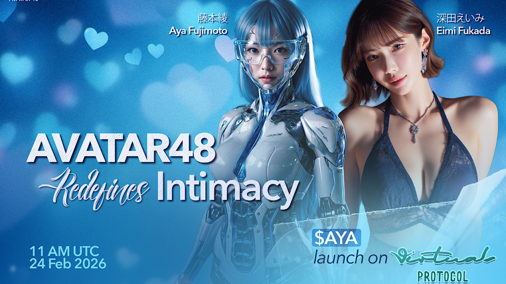AVATAR48 Redefines Intimacy with $AYA Launch on Virtuals; Onboards Global Icon Eimi&nbsp;Fukada