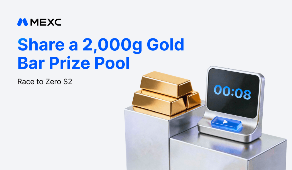 MEXC Launches Race to Zero Season 2 with a 2,000g Gold Bar Prize&nbsp;Pool