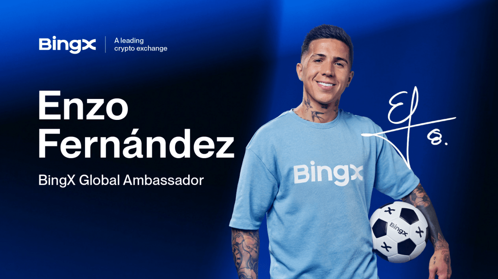BingX Names World Champion Enzo Fernández as Global Ambassador Ahead of 2026 FIFA World&nbsp;Cup