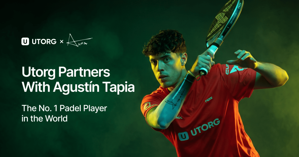 Utorg Becomes Main Sponsor of Agustín Tapia, the No. 1 Padel Player in the&nbsp;World
