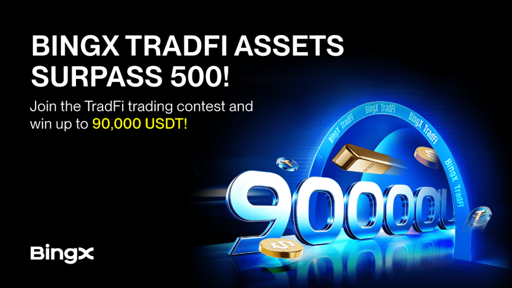 BingX Reaches No.1 in TradFi Perpetual Assets Coverage with 500+&nbsp;Listings